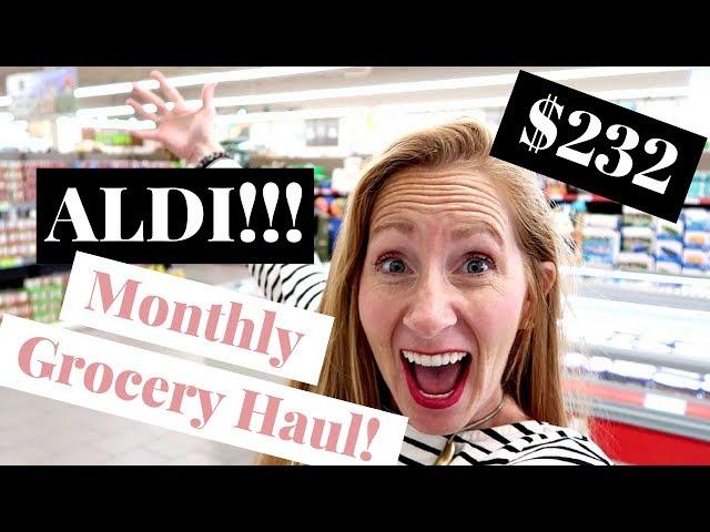 $202 Monthly ALDI Grocery Haul | Whole30 ALDI Haul