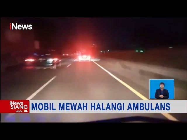 VIRAL! Rekaman Video  Mobil Mercy Mewah Halangi Ambulans Pembawa Ibu Hamil #iNewsSiang 18/03