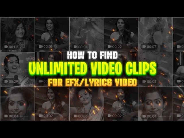 How To Find Video Clips For EFX/Lyrics Video Editing 