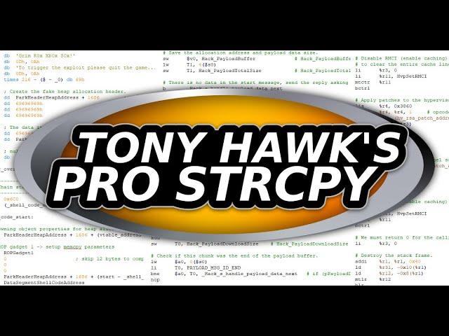 Tony Hawk's Pro Strcpy