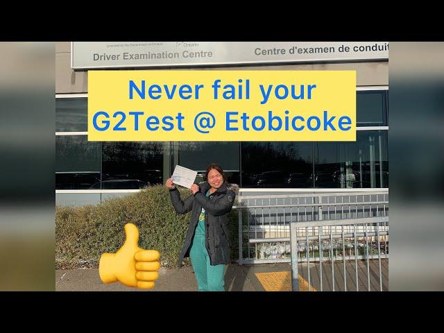 NEVER FAIL YOUR DRIVING TEST AGAIN! - Etobicoke G2 test route 2023