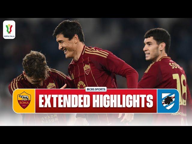 Roma vs. Sampdoria: Extended Highlights | Coppa Italia | CBS Sports Golazo