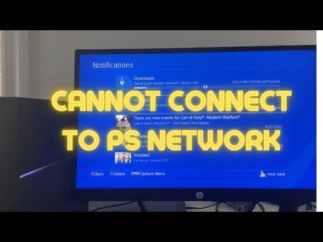 PS4 Cannot Connect To PlayStation Network Fix! — (2023)