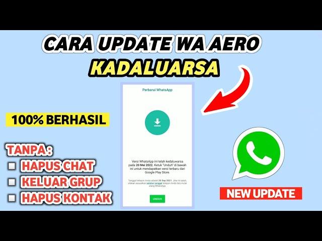 Cara Update Wa Aero Versi Terbaru 2023 - Perbarui Wa Aero Kadaluarsa