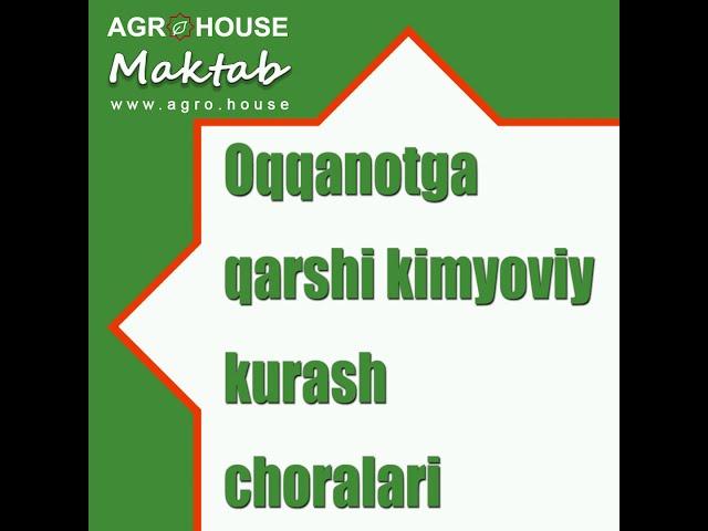 Oqqanotga qarshi kimyoviy kurash choralari