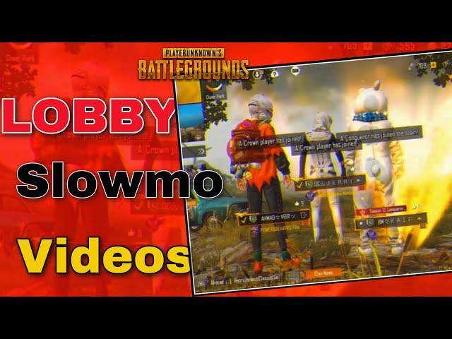 Creative Pubg Mobile Lobby Slowmo Videos | Tiktok video