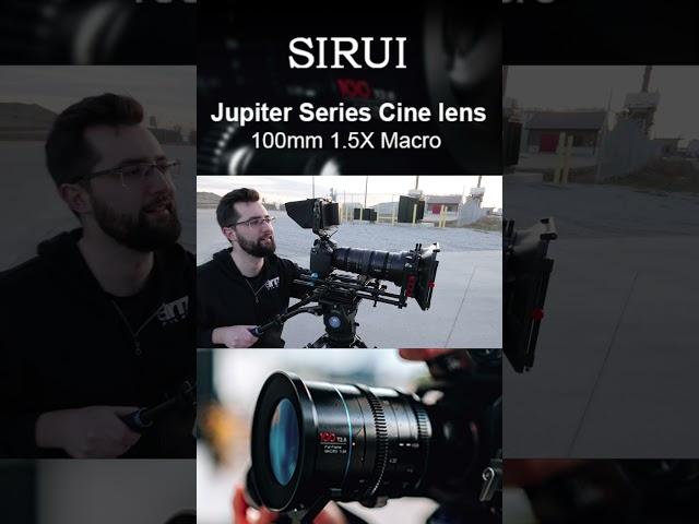 Zoom into your creative vision with the SIRUI Jupiter cine lens.