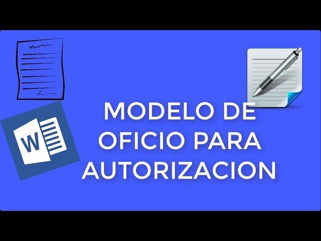 MODELO DE OFICIO PARA AUTORIZACION EN WORD 2016