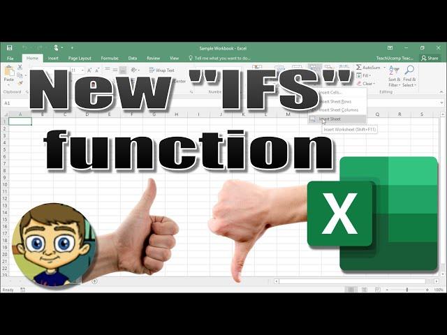 Using the New IFS Function in Excel