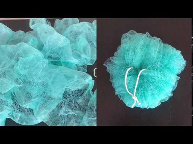 Easily Repair Your Bathroom Loofah | Mesh bath | Shower Sponge