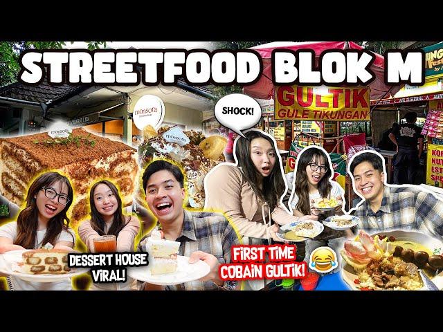 MAKANAN VIRAL BLOK M! MONSORA DESSERT HOUSE + GULTIK! FT. MARINA TASHA & LUNA CITEDJO