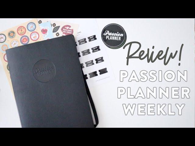 PASSION PLANNER WEEKLY REVIEW!