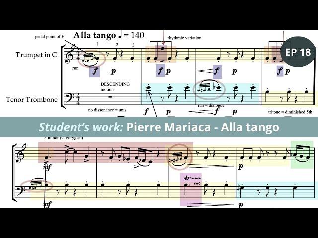 Alla Tango by Pierre Mariaca: Analyzing an Energetic Composition and Exploring Alternatives | EP 18