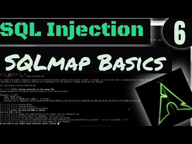 Sqlmap Basics  - Extracting Entire Database From WebApp - SQL Injection Part 6