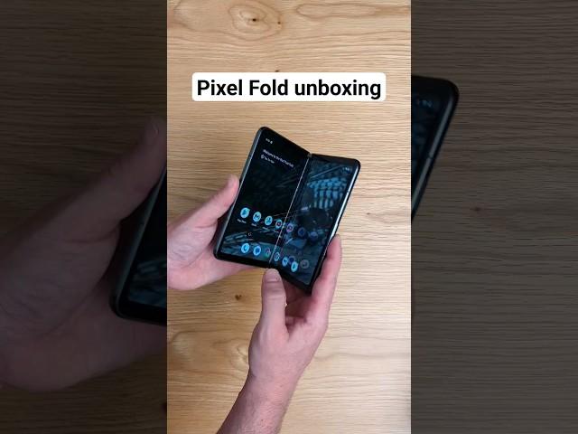 Unboxing the @GooglePixel Fold  #Google #PixelFold #ASMR #shorts