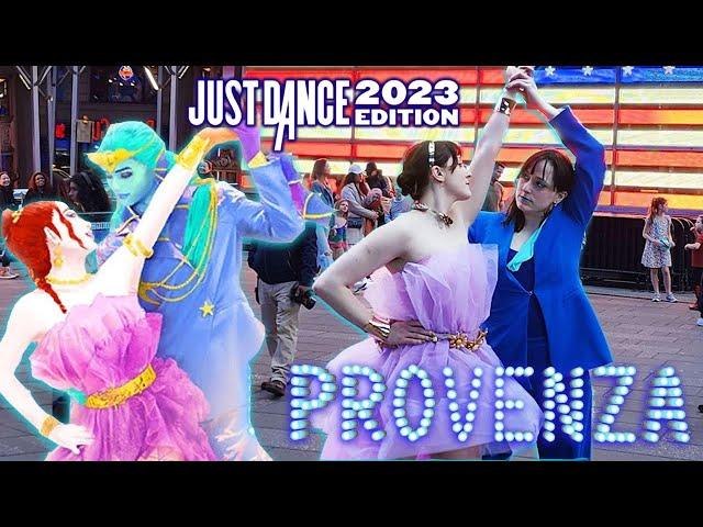 Provenza by Karol G - Just Dance 2023 - Lovercoaster - Twins Dance IRL Times Square