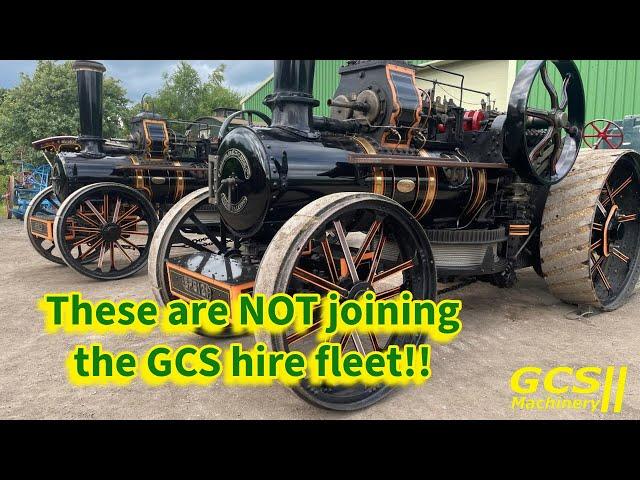 Magnificent pair of Fowler steam engines at a ​Cheffins auction