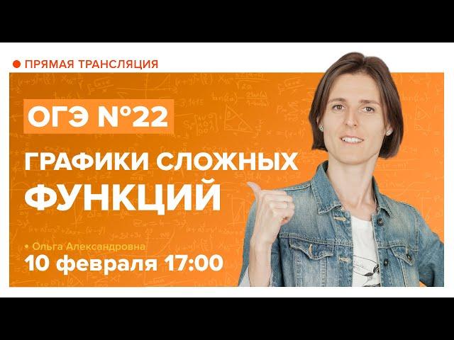 Графики сложных функций. Подготовка к ОГЭ. Задание № 22. Вебинар | Математика