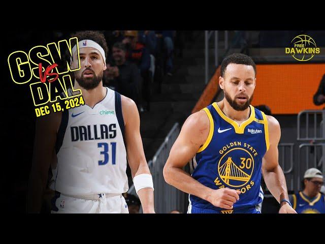 Golden State Warriors Full Team Highlights vs Mavericks | Dec 15, 2024  | FreeDawkins