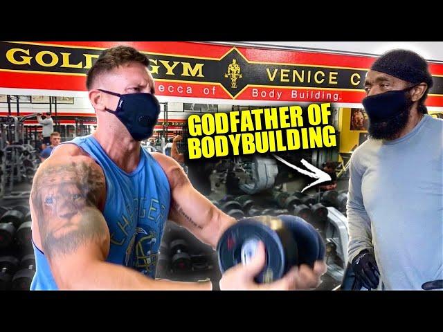 Shoulder Workout W/ The Godfather Of Bodybuilding
