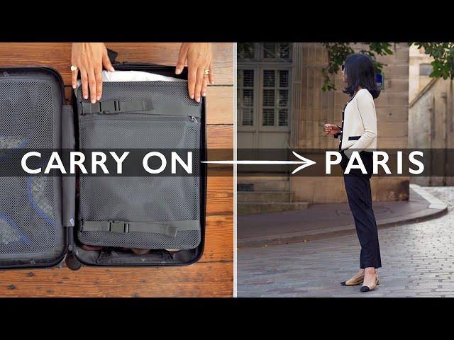 10 DAYS in FRANCE in a CARRY ON | What I Packed For Paris