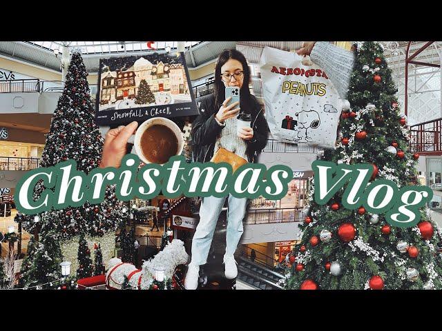 Holiday Vlog  Christmas shopping at the mall, gift ideas + cozy hobbies  Vlogmas ep. 7