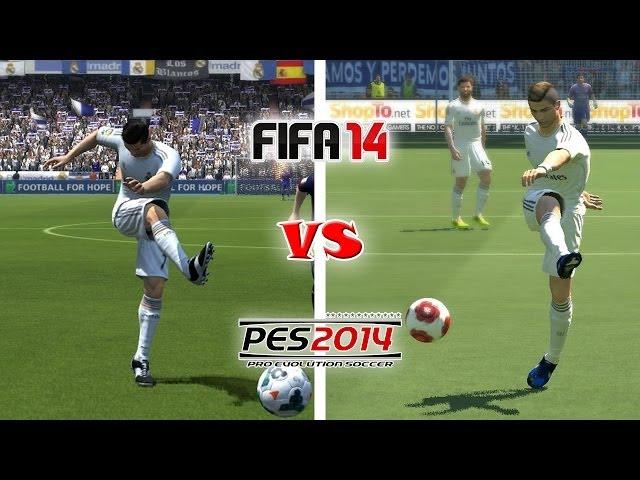 FIFA 14 vs. PES 14: Long Shots, Finesse Shots, Lobs