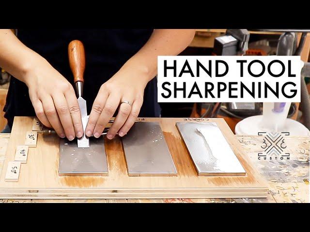 How I Sharpen My Hand Tools & Making a Sharpening Stone Jig