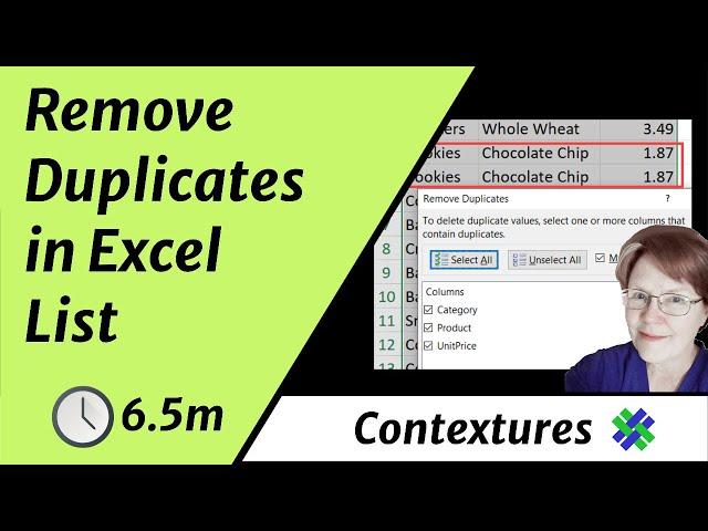 Remove Duplicates From Excel List Multiple or Single Column