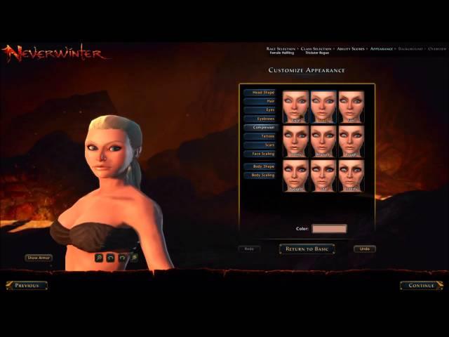 Neverwinter Online  Appearance
