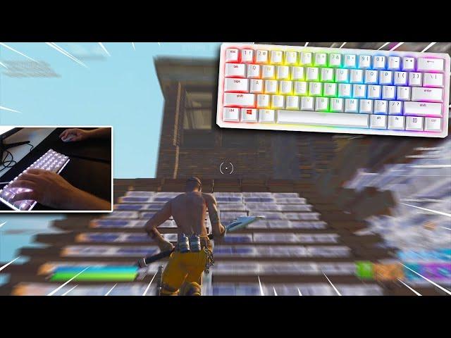 Razer Huntsman Mini Keyboard ASMR  Chill Fortnite Tilted Zone Wars Gameplay! 