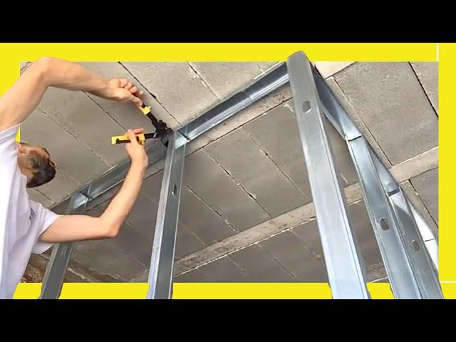  Drywall partition ▶︎ How to Build a metal framed wall (70mm profiles)  PLADUR