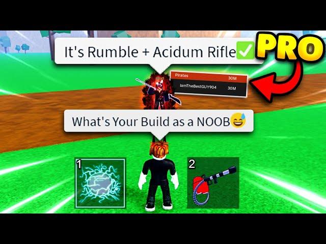 I Asked PRO Blox Fruits Players Their 1st Build, Then Used It In PvP!