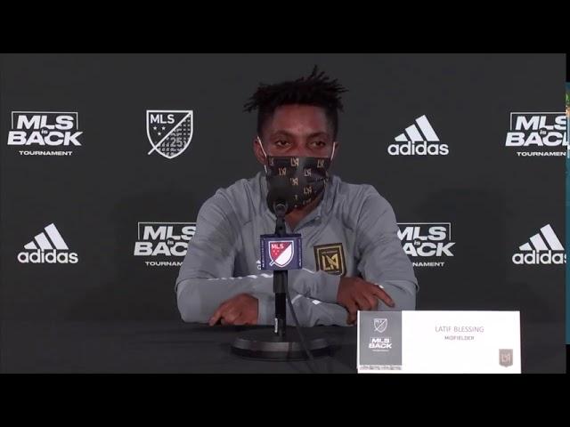 Post-Game Interview SEAvLAFC with Latif Blessing