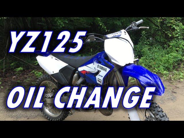 Yamaha YZ125 Oil Change