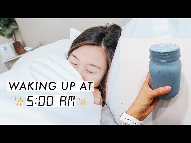 Waking up at 5AM | My Productive Morning Routine 