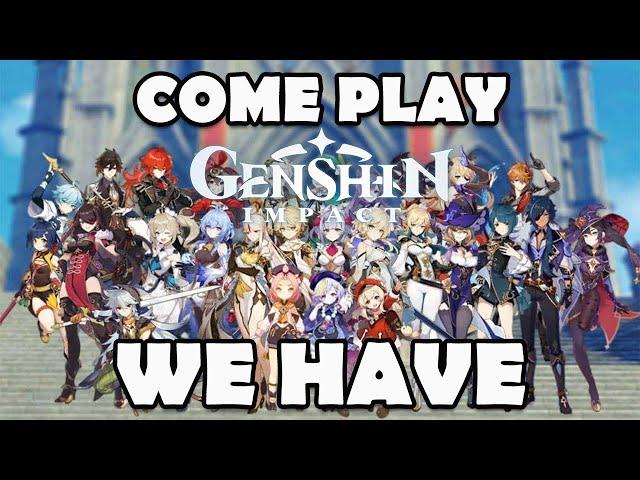 Basically Every Character in Genshin Impact (From Patch 1.0-1.6)