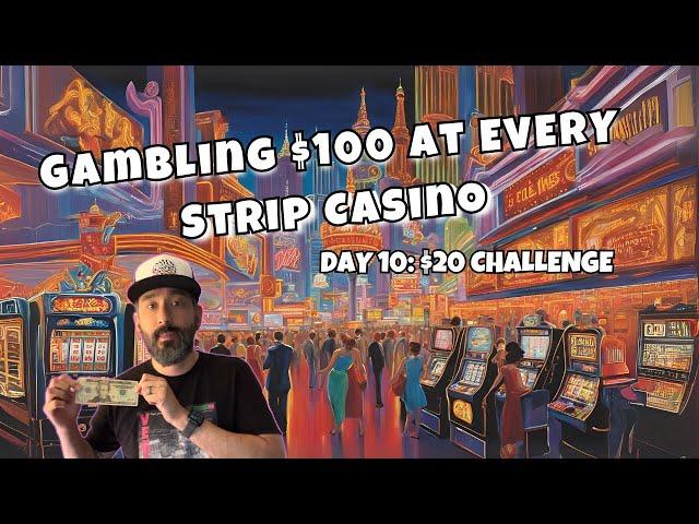 I'm Playing $100 Slots at EVERY Las Vegas Casino!