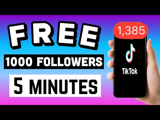 Free TikTok Followers 2024 || How I Get Free TikTok Followers (Fast)