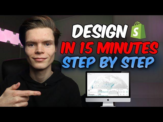 How To Design A Shopify Store In 15 Minutes (From Scratch)