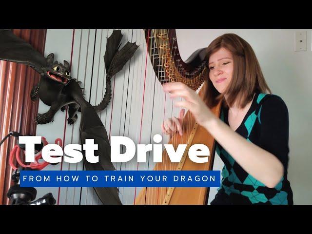 How To Train Your Dragon: Test Drive (Harp Cover) + Lever & Pedal Harp Sheet Music