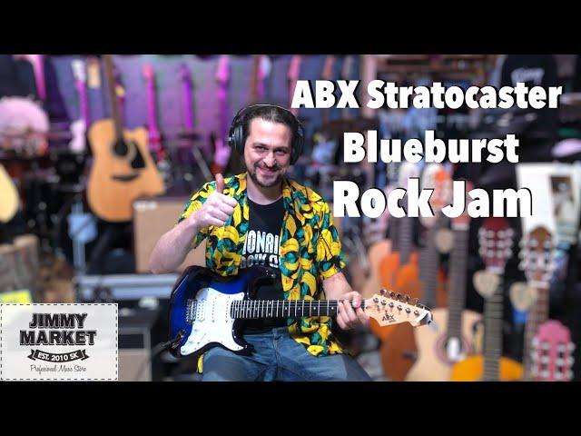 Takto Hrá Nastavený ABX ST-230 BL Stratocaster, Rock Jam - JIMMY MARKET