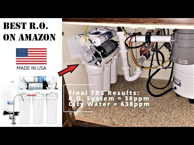 Reverse Osmosis System with Booster Pump APEC | Installation Tutorial