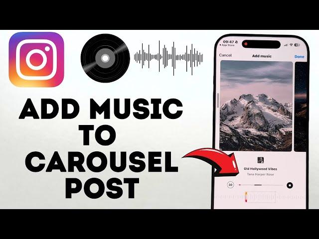 How To Add Music To Instagram Post With Multiple Photos (2025)