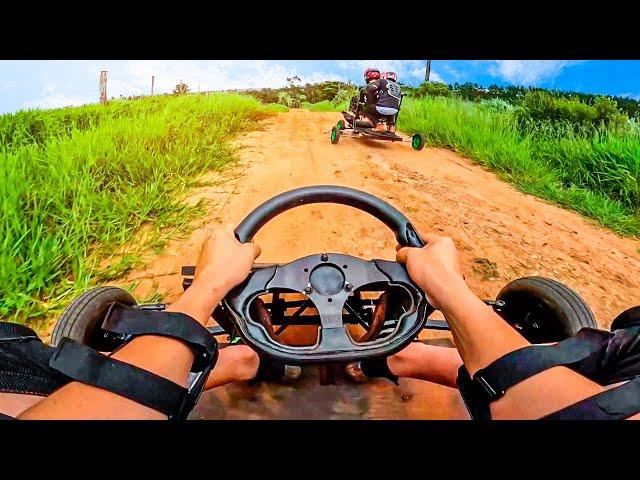 A GRANDE CORRIDA DE CARRINHO NA FAZENDA DEU RUIM