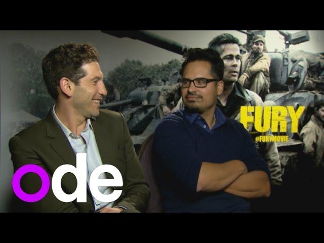 'He didn't get star treatment': Fury stars Michael Pena and Jon Bernthal on working with Brad Pitt