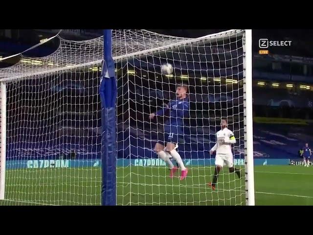 Chelsea VS Real Madrid 1-0 half time! Timo Werner goal!