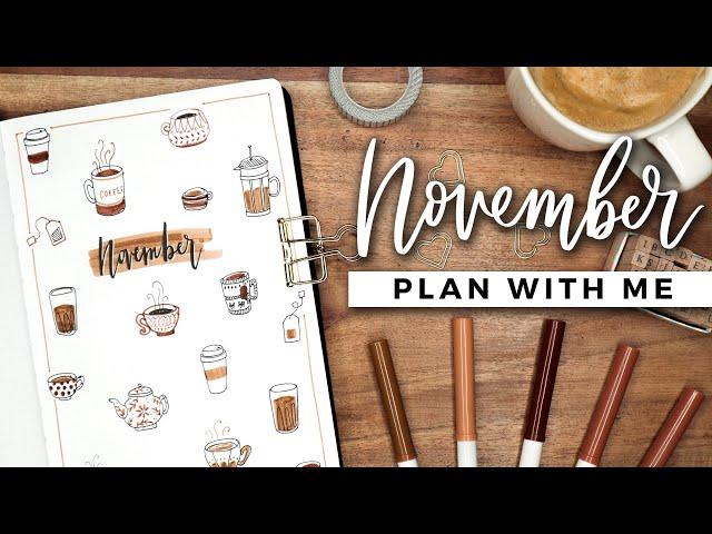 PLAN WITH ME | November 2019 Bullet Journal Setup