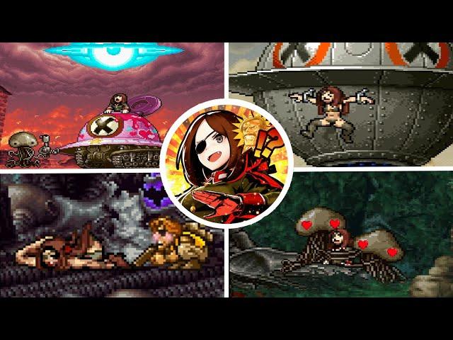 Donald Morden becomes a loli waifu in every Metal Slug game