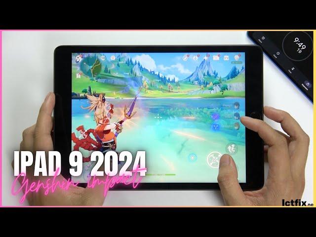 iPad 9 Genshin Impact Gaming test 2024 | Apple A13 Bionic